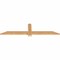 Ekena Millwork Eugene Smooth Timber Gable Bracket, Western Red Cedar, 60"W x 15"H x 1 1/2"D x 3 1/2"F, 6/12 Pitch GBW060X15X0204EUG00SWR - alternate 3